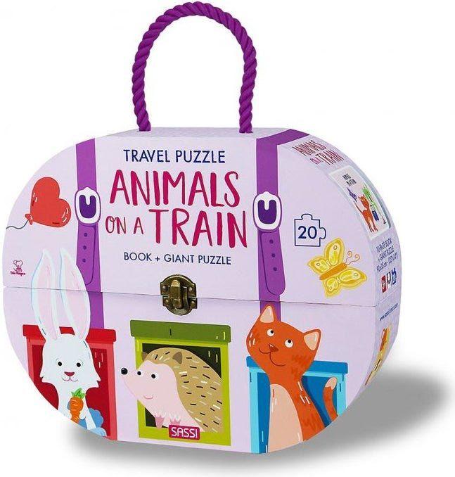 Travel Puzzle Animals On A Train