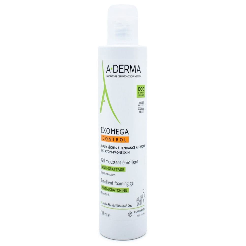 A-Derma Exomega Control Emollient Foaming Gel 500Ml