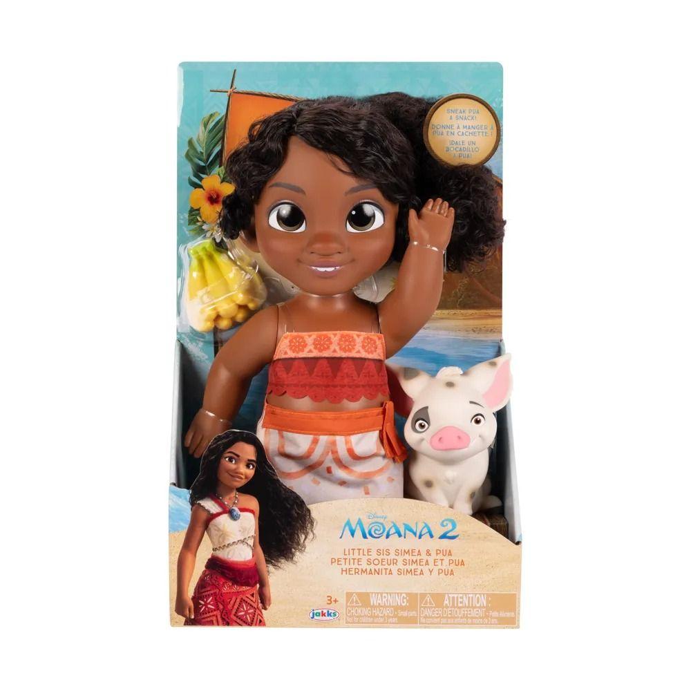 Disney Moana 2: Little Sis Simea Doll & Pua Figure