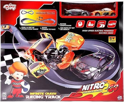 Nitro2Go Racing Crash Playset