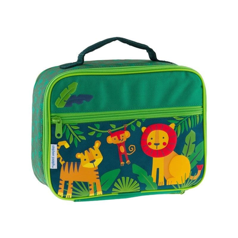 Stephen Joseph Classic Lunch Bag Zoo Green