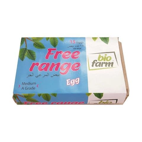 Bio Farm Free Range Egg 15 Pieces