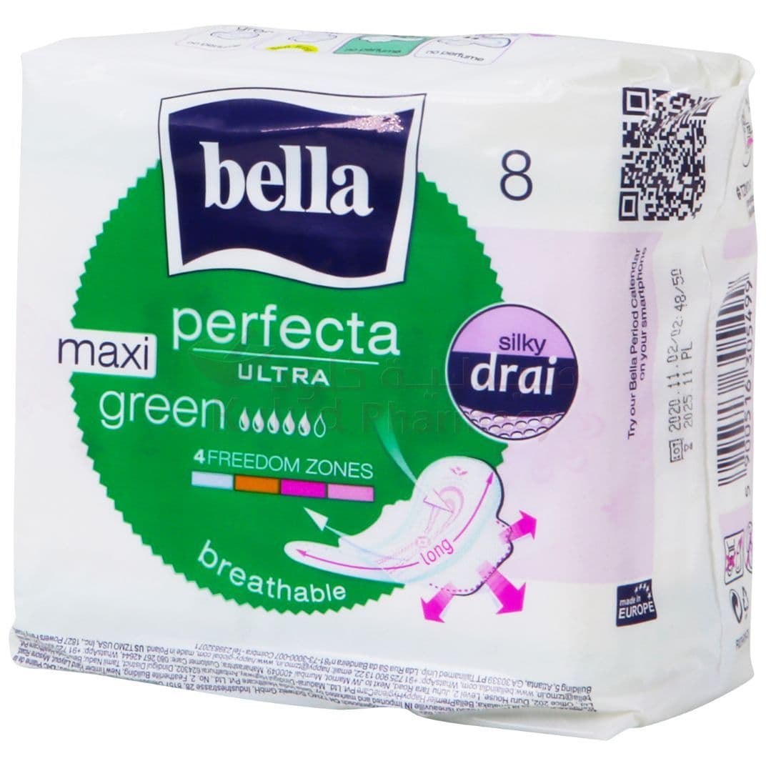 Bella Perfecta Ultra Maxi Green Sanitary Pads  8 PC