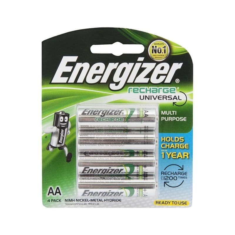 Energizer Nh15 Aa Rechargeable Battery Pack Of 4
