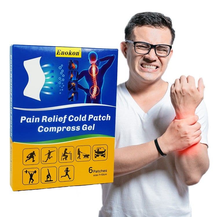 Enokon Pain Relief Cold Patch C Ompress Gel 6Pcs No.12895