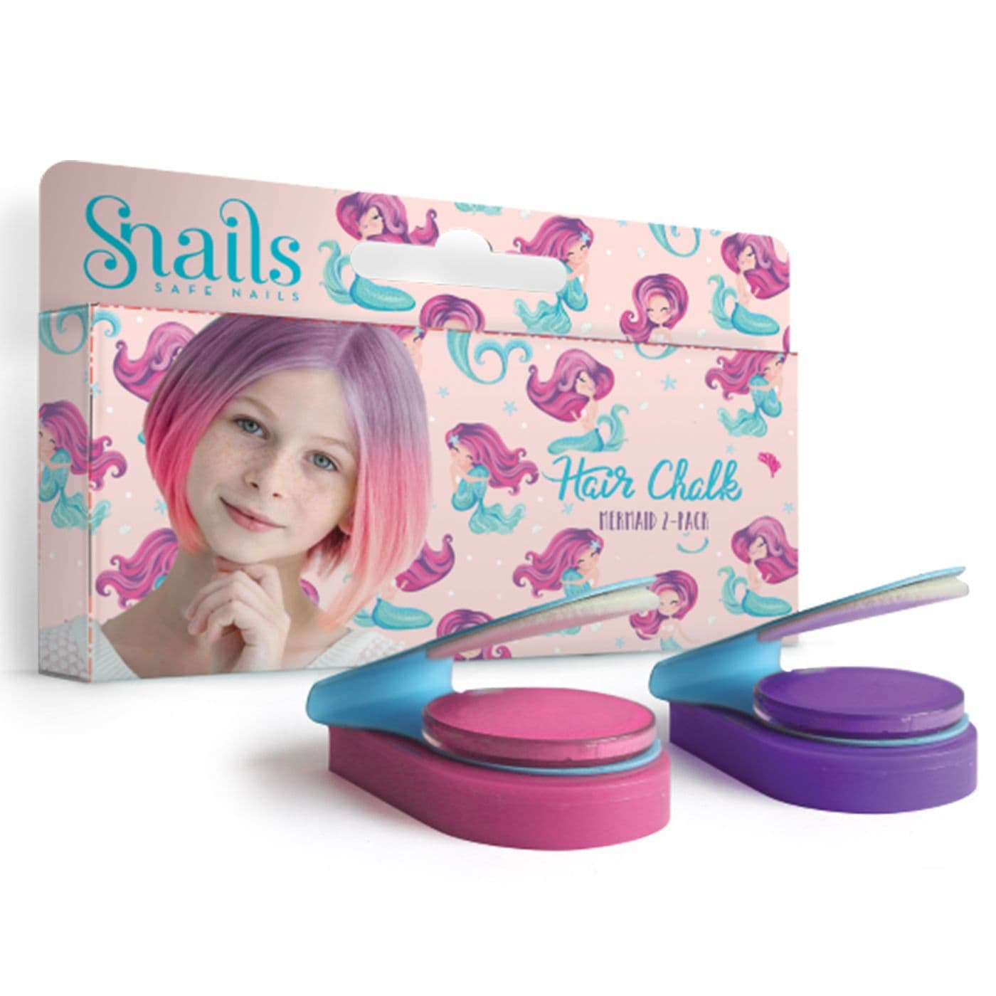 Snails Hair Chalk Mermaid Set  2 PC 