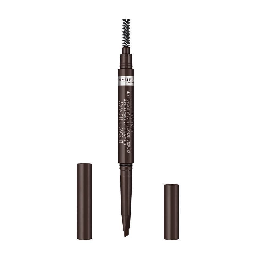 Rimmel London Brow This Way Fill And Sculpt Eyebrow Definer 003 Dark Brown 0.25g