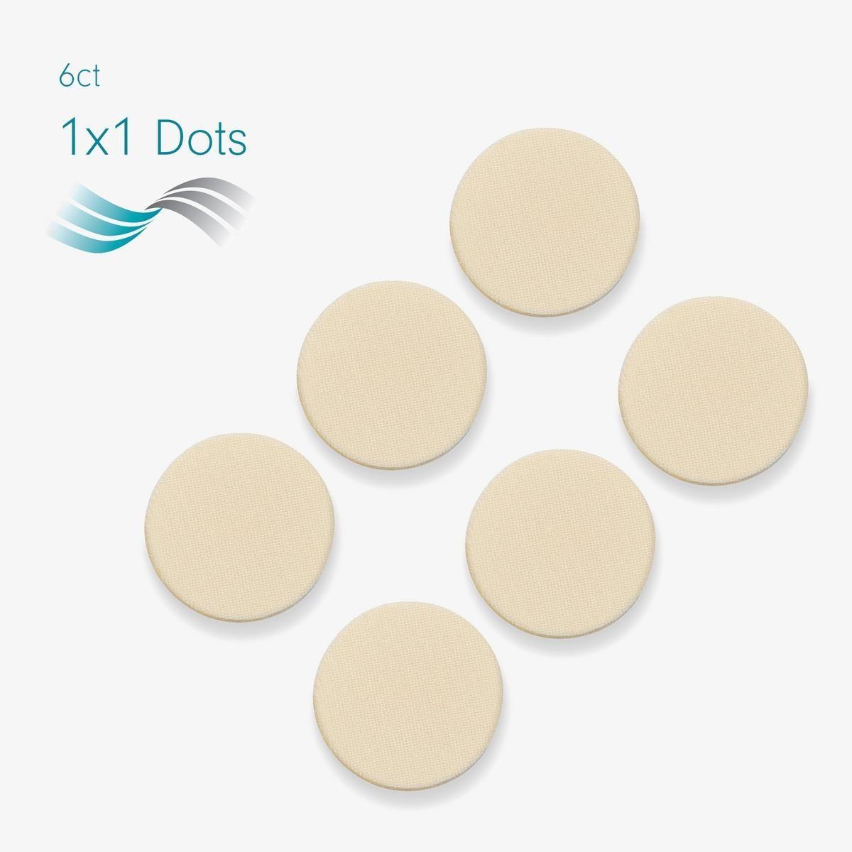 Newgel+ Beige Silicone Dots1 Dia. (2.5Cm Dia.) 6 Pcs/Ng-180