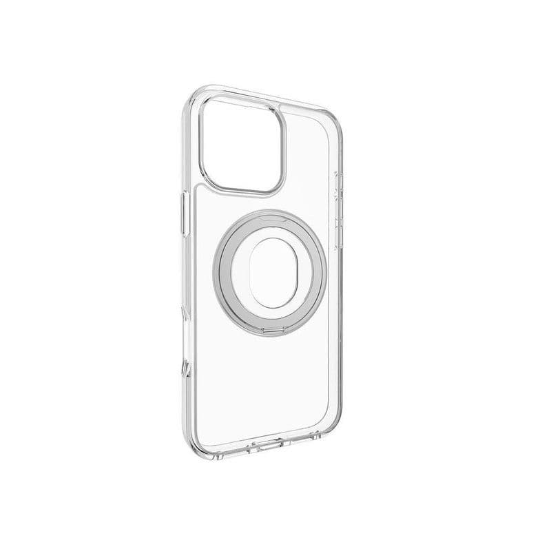 Mageasy 2-In-1 Magstand 360 Magsafe With Rotating Ring Holder Protective Case For 2024 Iphone 16 Pro Max,16 Feet Drop Protection Transparent