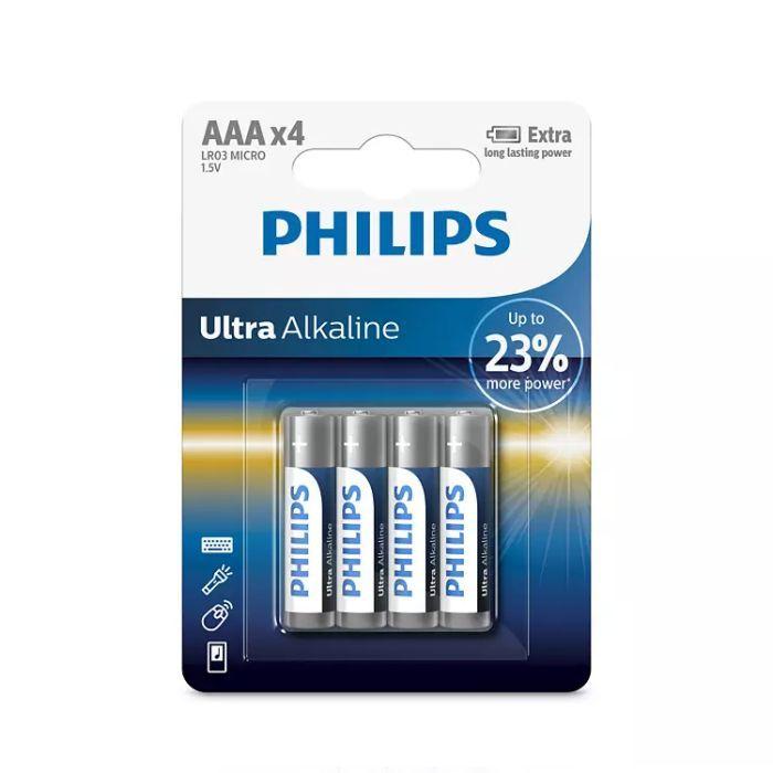 Philips Lr03E4B/97 Ultra Alkaline Aaa 4-Blister