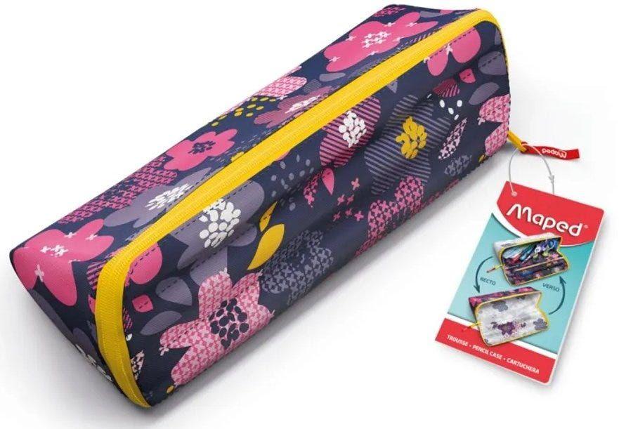 Maped Pencil Case Empty Pattern Pink