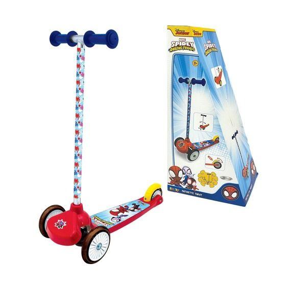 Smoby Spidey 3-Wheels Twist Scooter