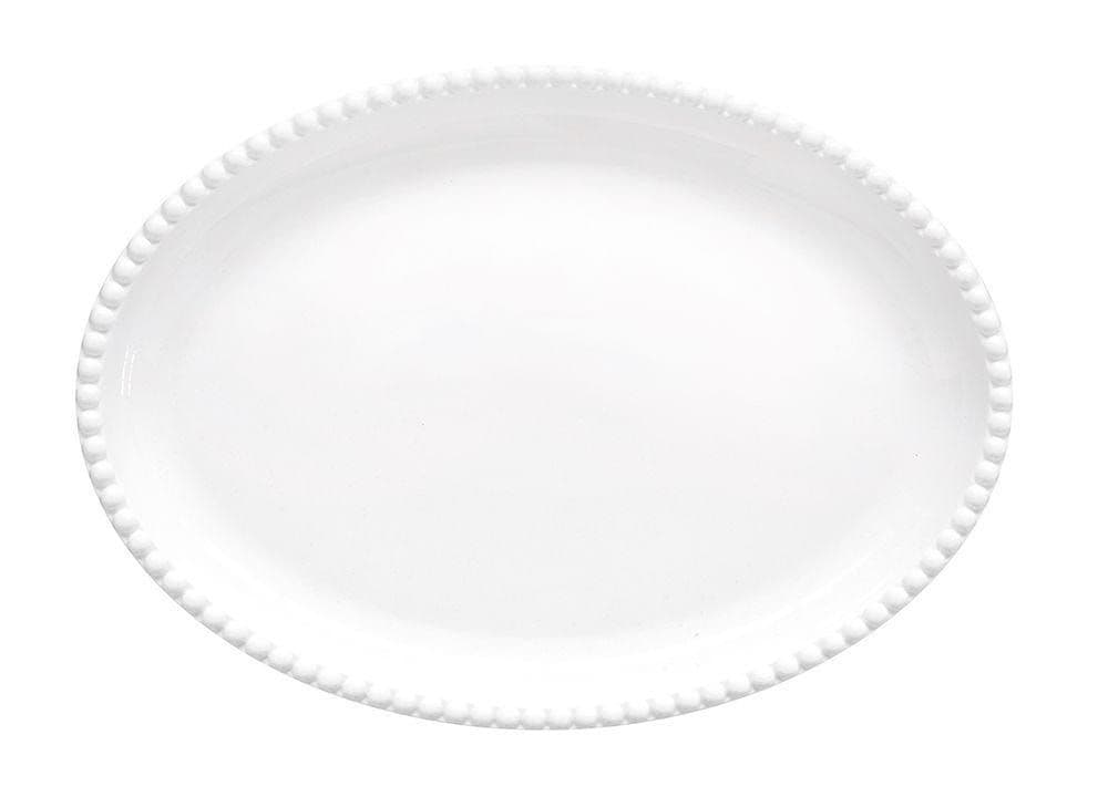 Tiffany Oval Tray, White