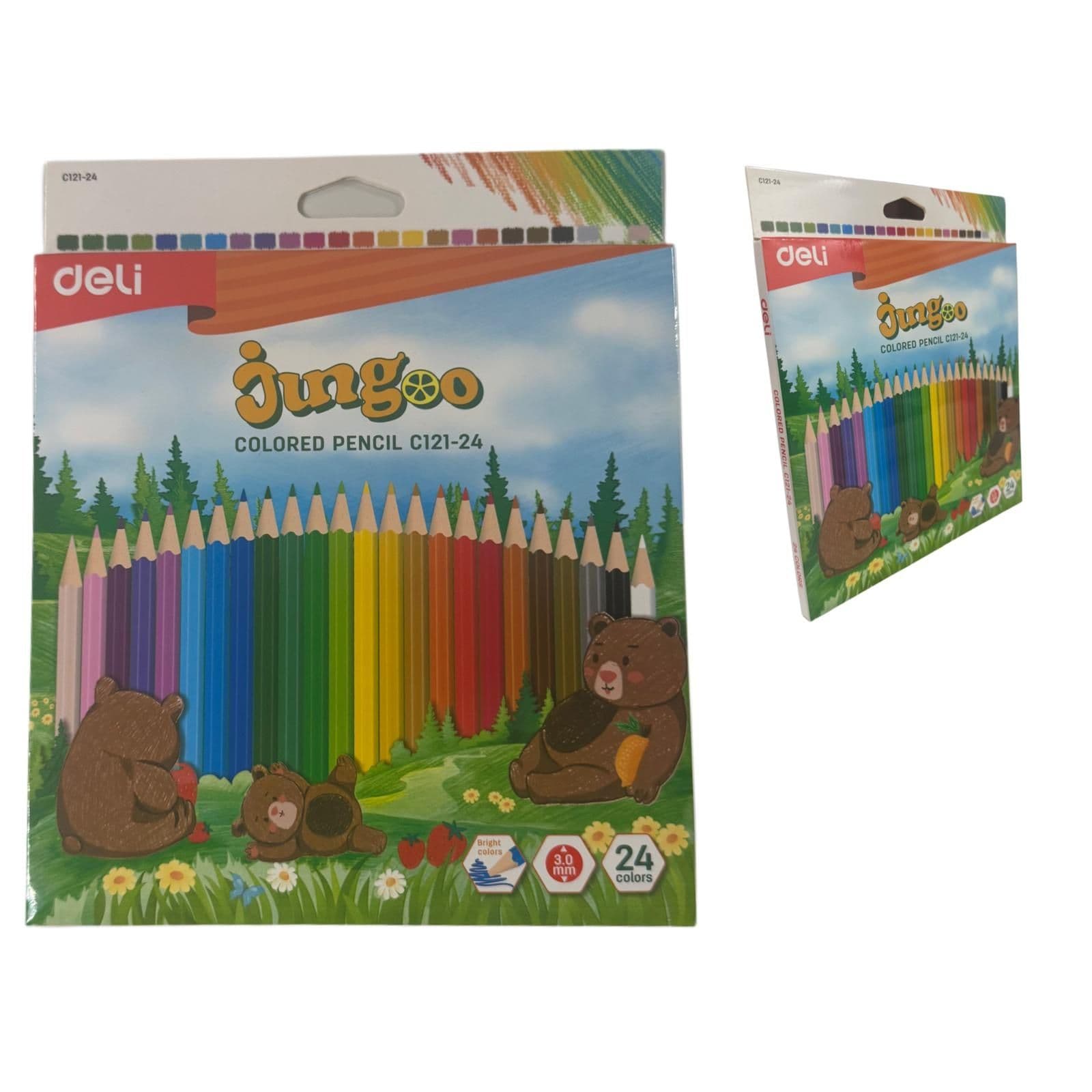 Deli Jingoo Color Pencil Set (24 Pencils)
