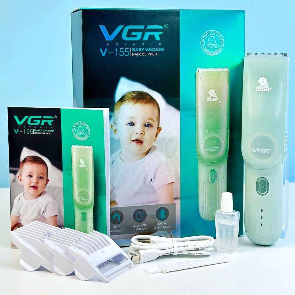 Vgr V-155 Babby Vaccum Hair Clipper,800 Mah Lithium Battery,