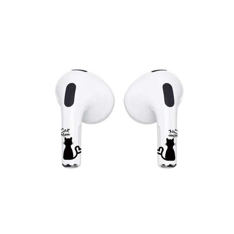 Hyphen Artpods Case Skin Set With Applicator - Airpods (3Rd Gen) - Cat Mom