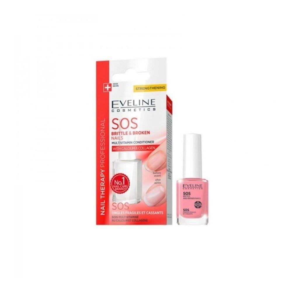 Evelin Sos Brittle & Broken Nail Condit. 12Ml (Buy 2 Get 1 Free)