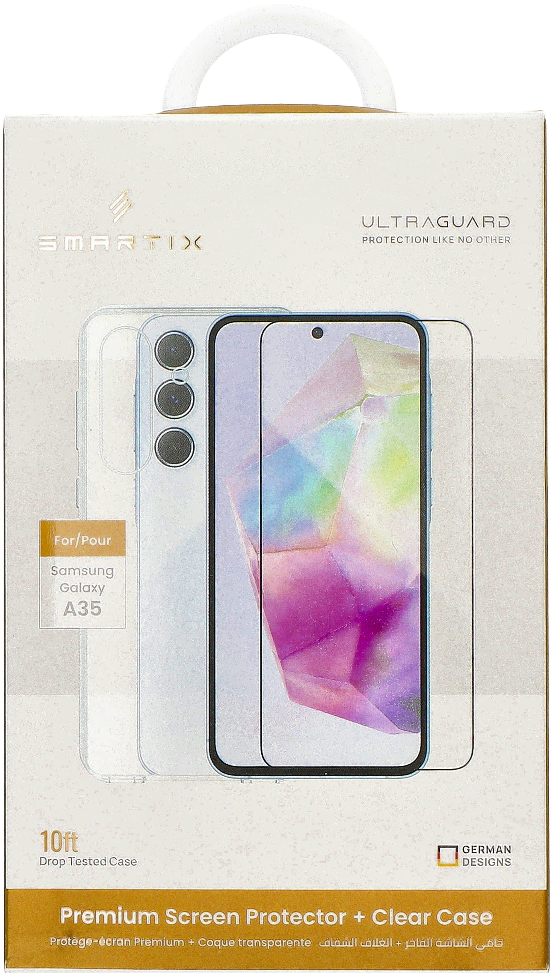 Smartix Premium Case + Protector For Samsung A35