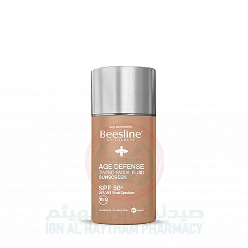 Beesline Age Defense Tinted Facial Fluid Sunscreen Spf50+ 40Ml