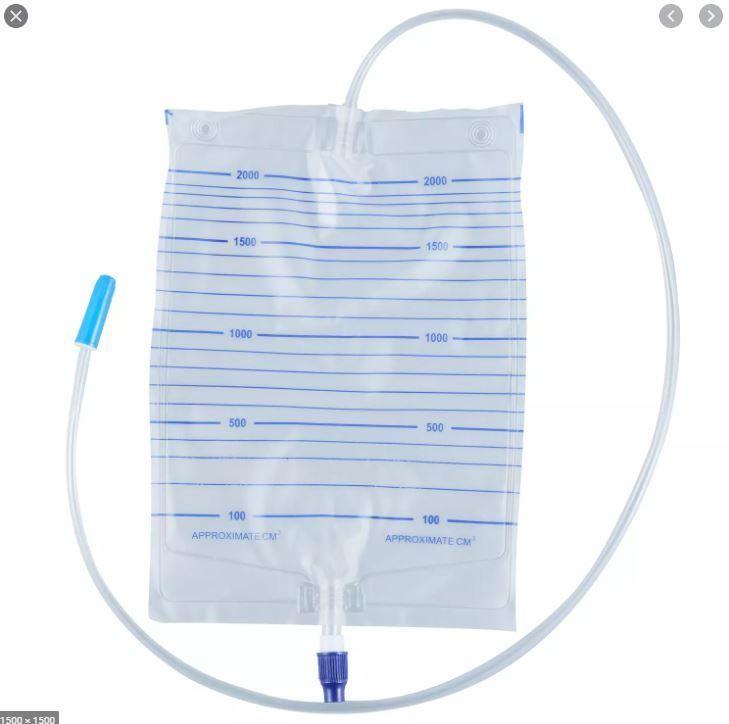 Prime Urine Bag Sterile 2000Ml 60X40X46Cm