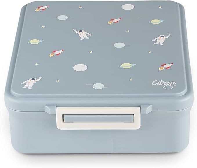 Citron Grand Lunch Box With Food Jar Spaceship