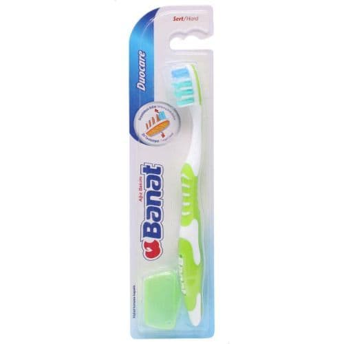 Banat Duocare Hard Toothbrush  1 PC