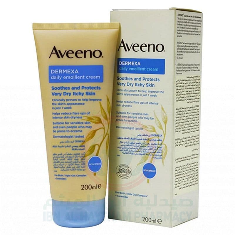 Aveeno Dermexa Soothing Emollient Cream 200Ml