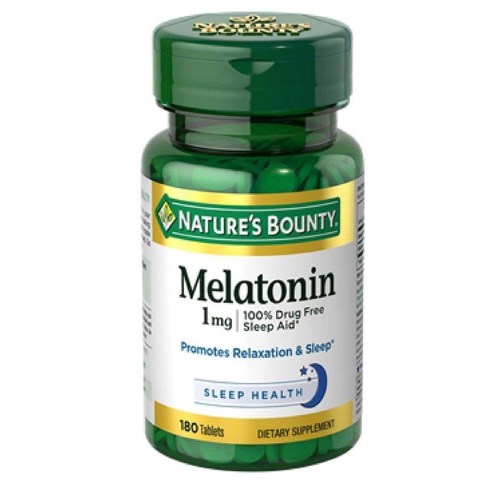 Natures Bounty Melatonin 1Mg 180 Tablets No.12721