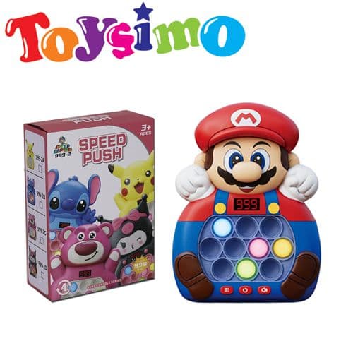 Mario Speed Push Pop It Game