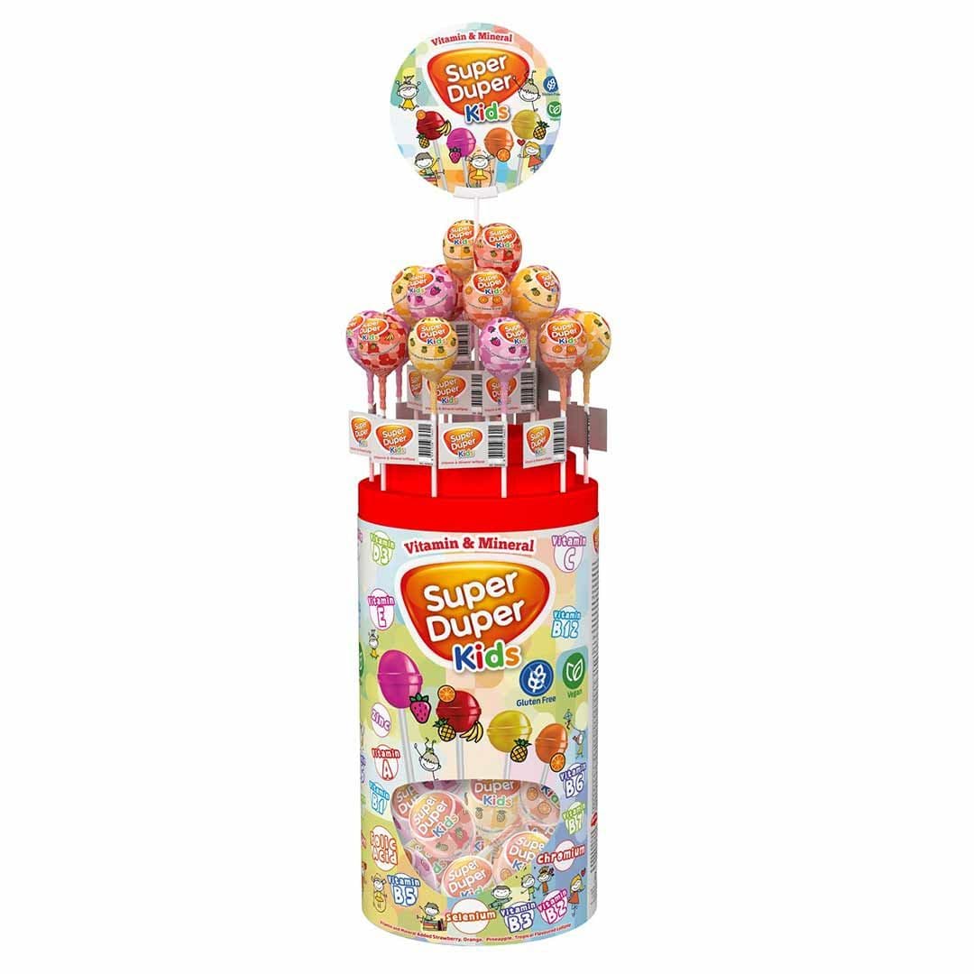 Super Duper Kids Vitamins and Minerals Lollipop (7 Grams) 