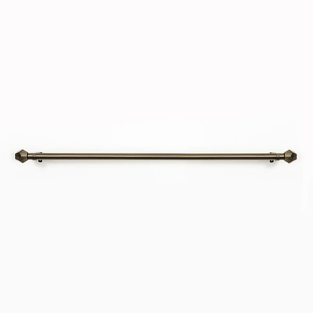 Thor Single Extendable Curtain Rod, Bronze - 120-210 Cm