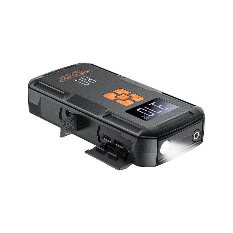 Hoco Qs2 Land Portable Smart Air Pump Emergency With Start-Up Power Bank(8000Mah)