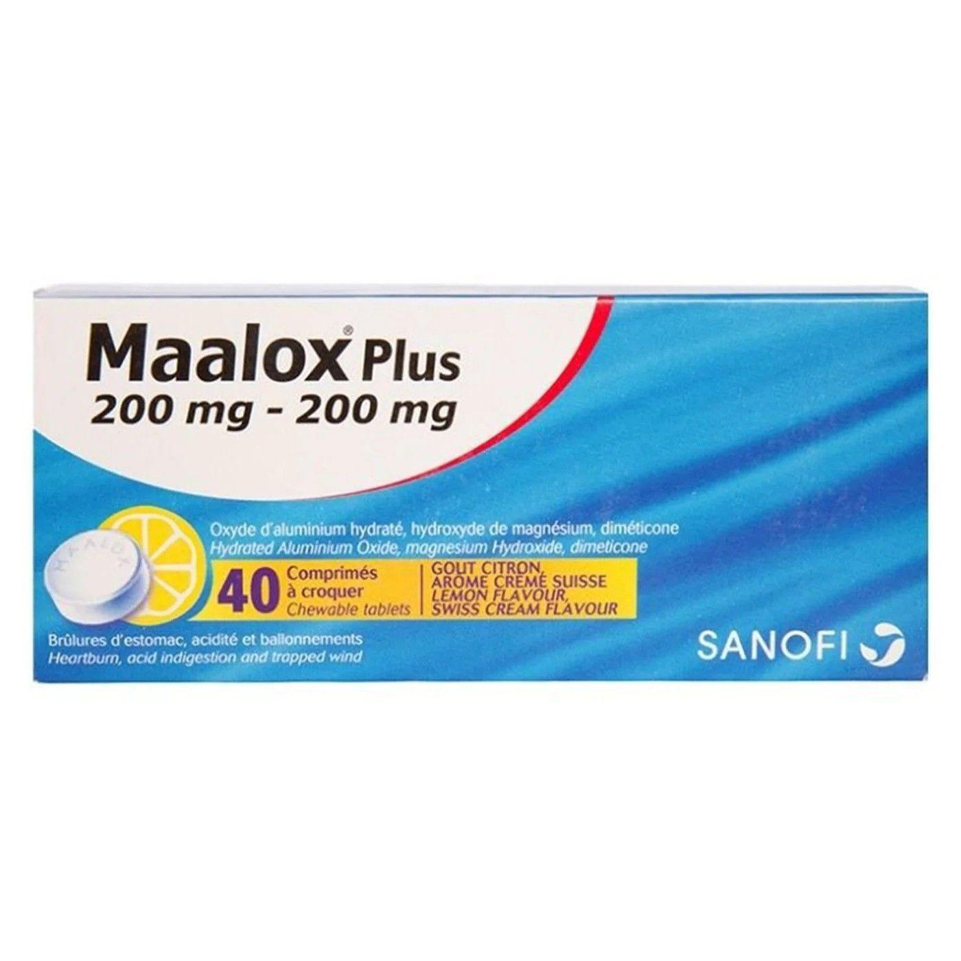 Maalox Plus Tab 40 S