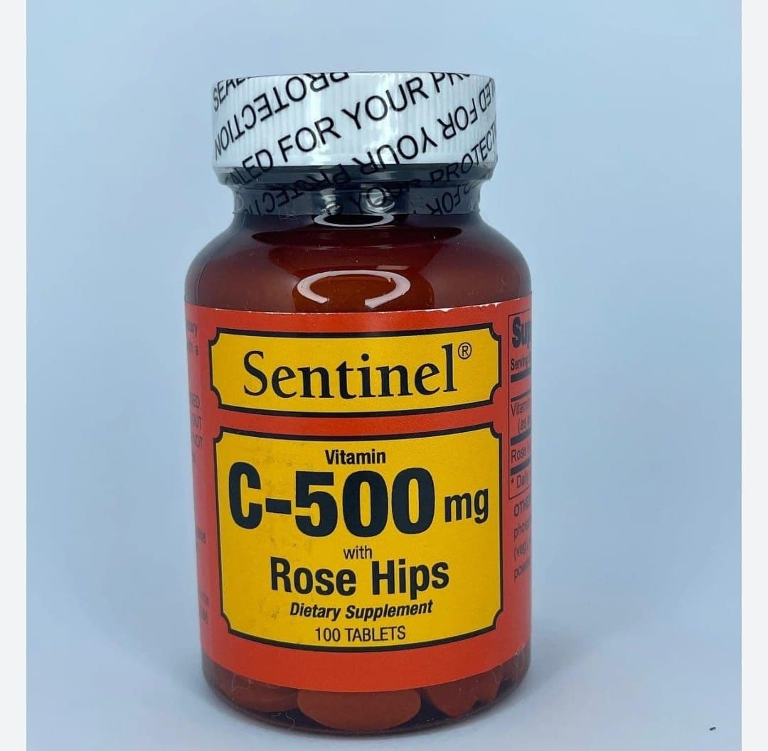 Sentinel Vitamin C 500 Mg With Rose Hips 100 S