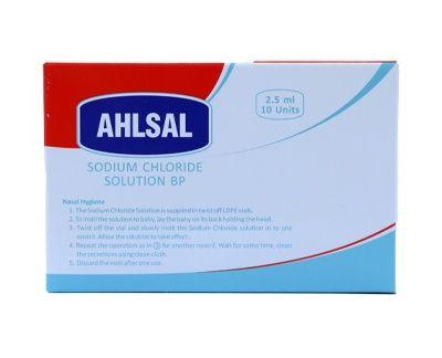 Ahlsal 2.5Ml Normal Saline 10'S 00Ip