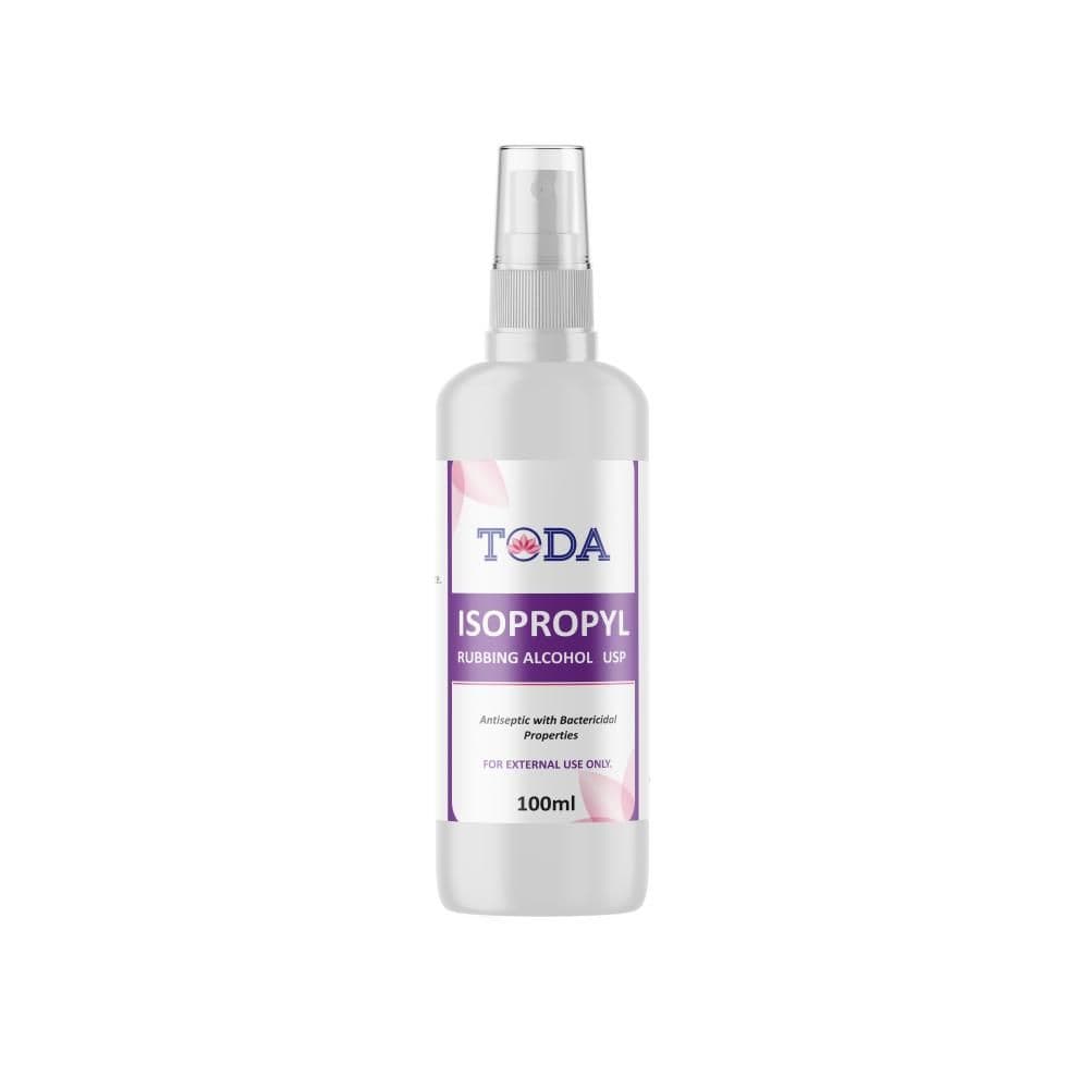 Toda Isopropyl Rubbing Alcohol 70% With Spray Pump 100ML