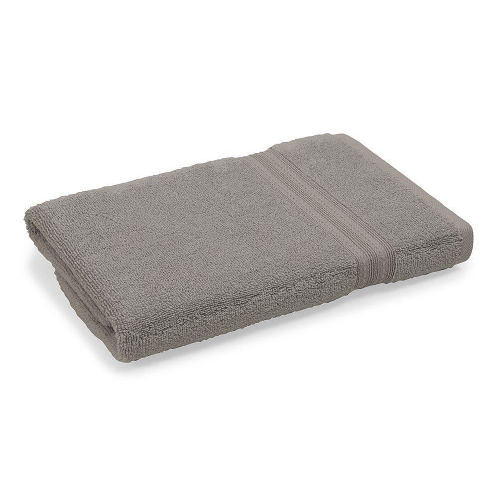 Home Essential Bath Towel, Grey - 400 Gsm, 65X130 Cm