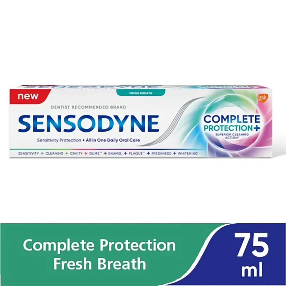 Sensodyne Complete Protection+ Extra Fresh Toothpaste 75ML