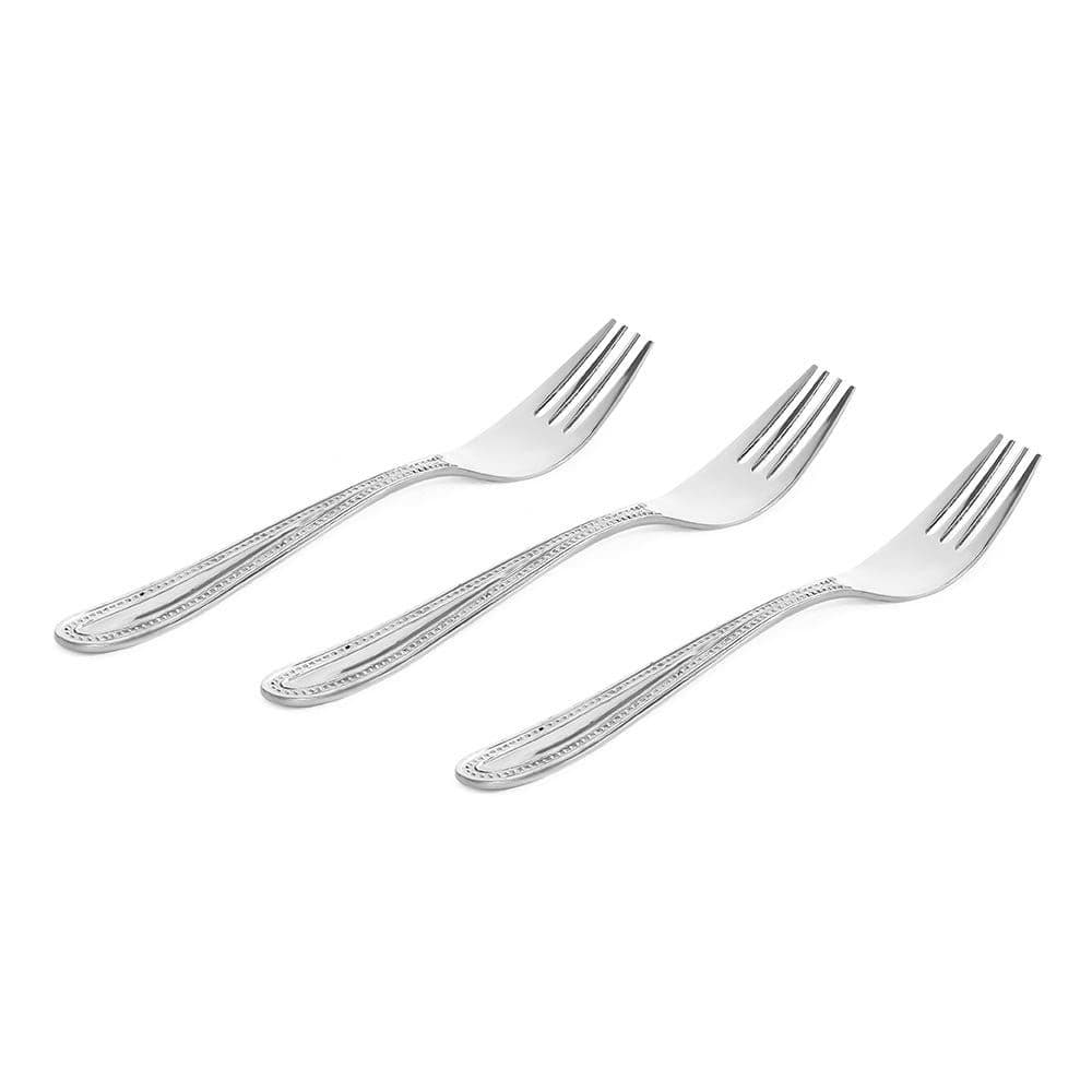 Natalia 3-Piece Table Fork Set, Silver - 20 Cm