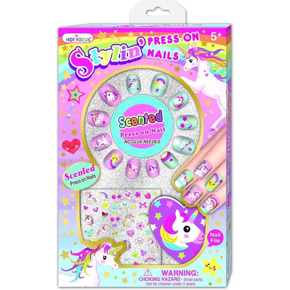 Hot Focus - Scented Stylin' Press On Nails Unicorn