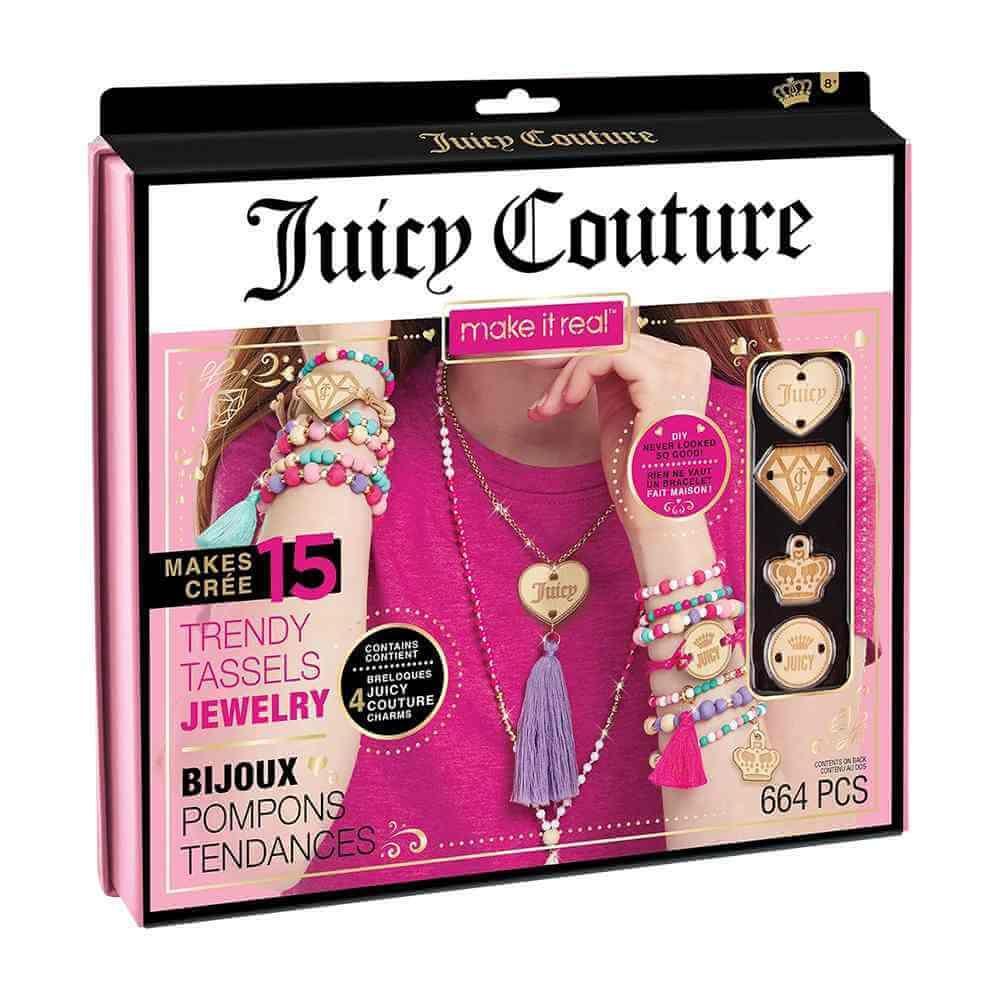 Make It Real Juicy Couture Trendy Tassels Diy Jewelry Kit (664 Pieces)