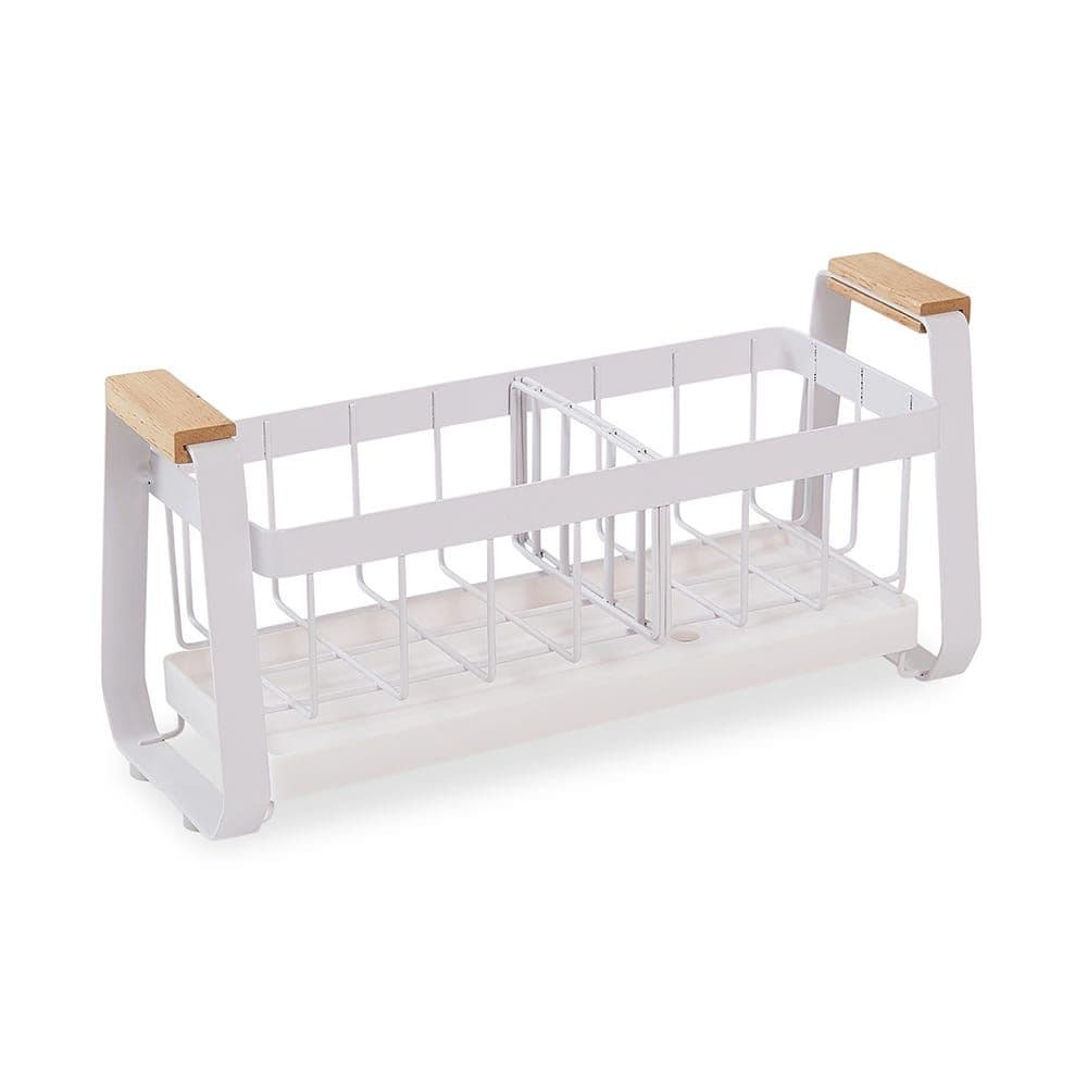 Heini Iron Storage Rack, White - 27X13Cm