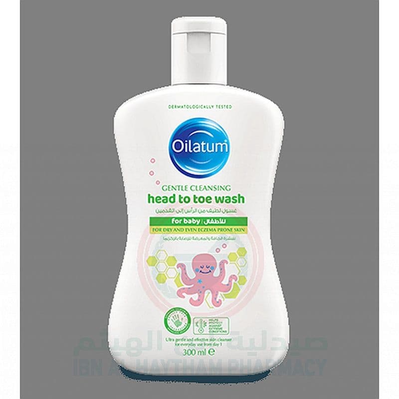 Oilatum Gentle Cleansing Head To Toe Wash For Baby 300Ml