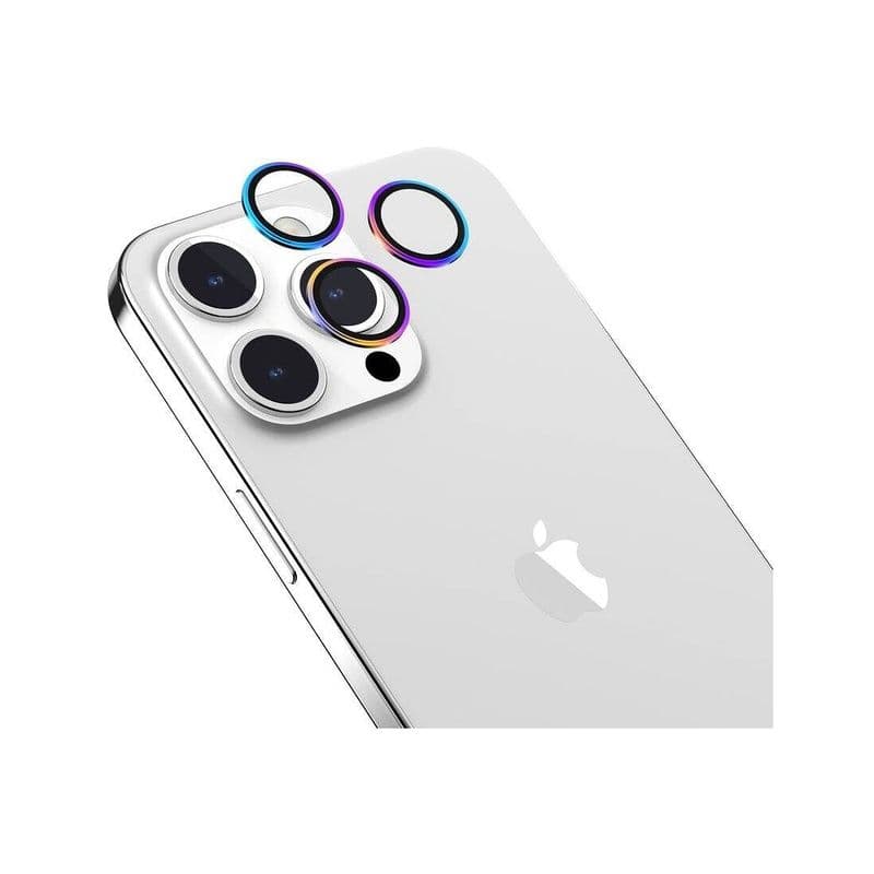 Switcheasy Lenzguard Sapphire Premium Lens Protector For Iphone 15 6.1 Pro / Iphone 15 6.7 Pro Max Rainbow