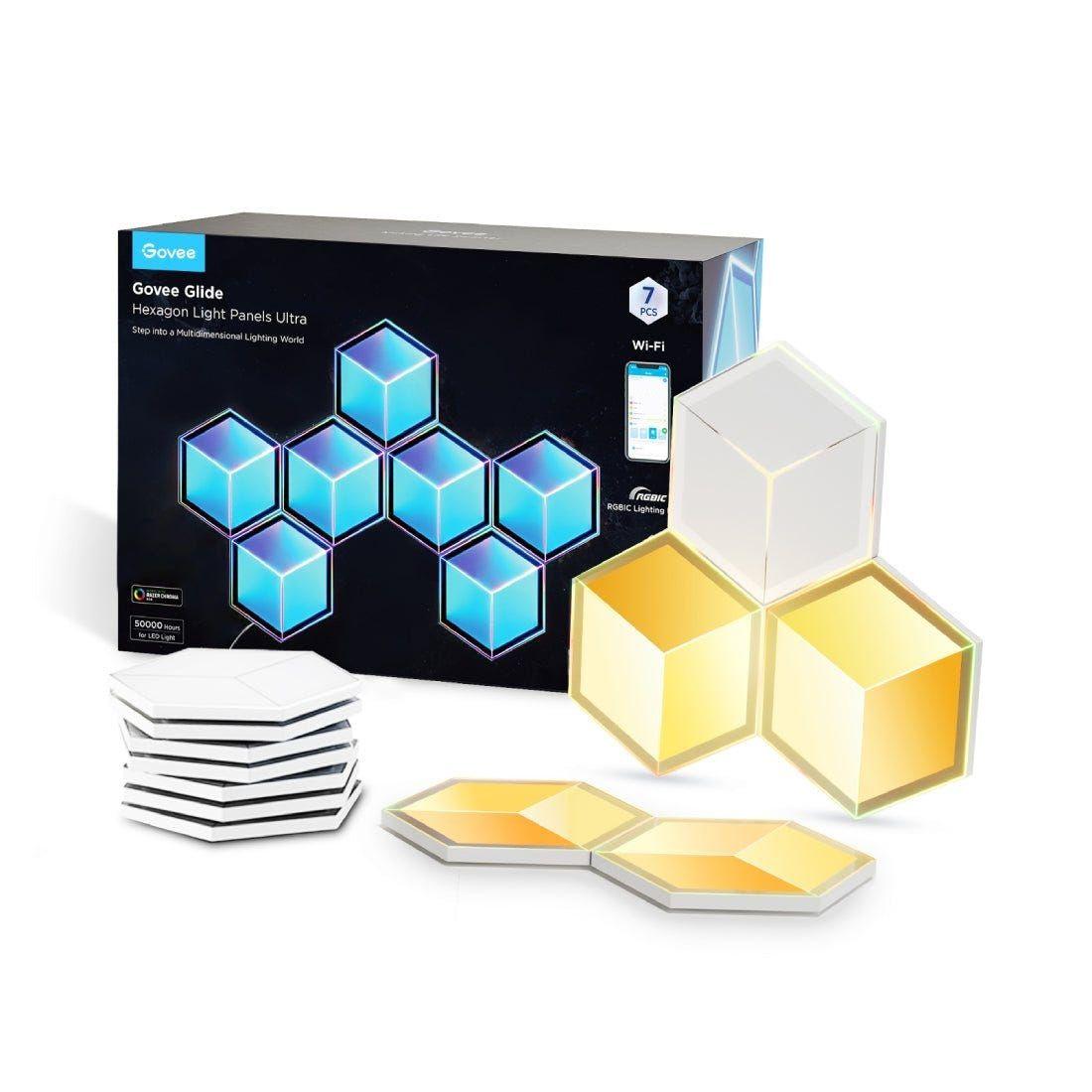 Govee Glide Hexagon Light Panels Ultra - 7 Pack - إضاءة