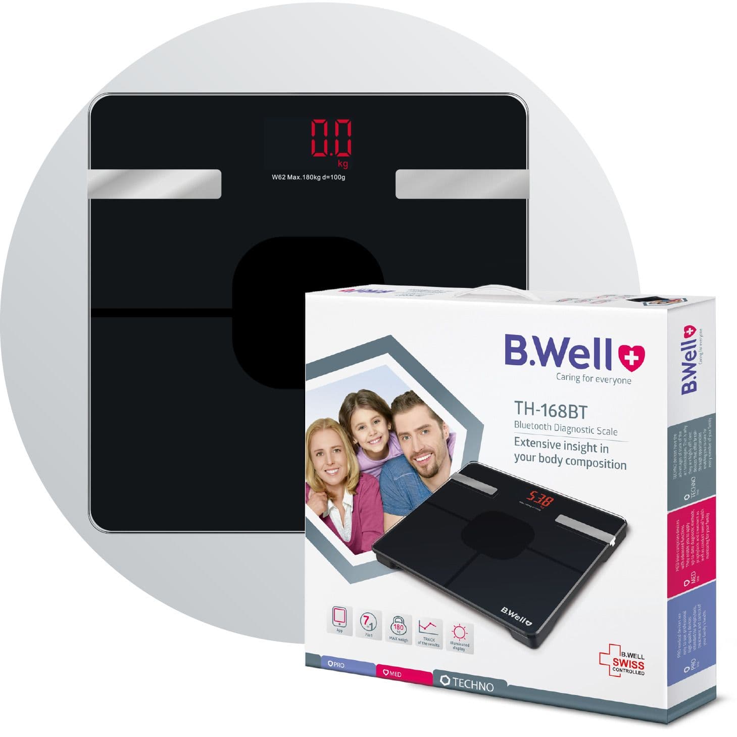 B.Well Th-168Bt Bluetooth Diagnostic Scale