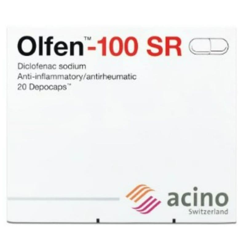 Olfen Modified-Release Capsule, Hard 100 Mg 20 PC