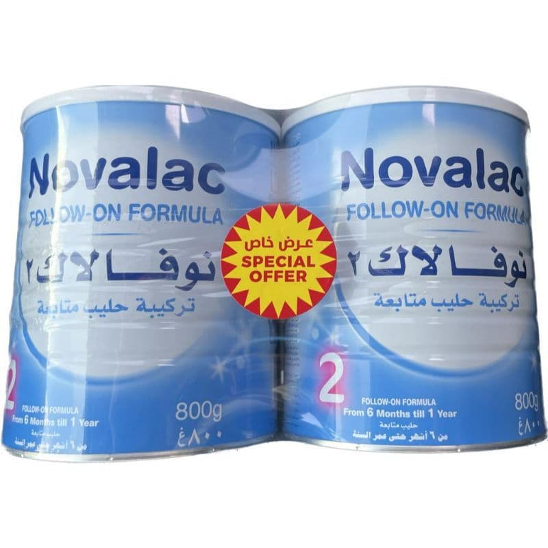 Novalac N2  Milk 800Gx2 15%Off Offer 1KT