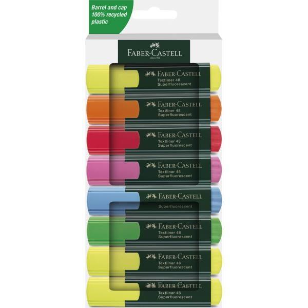 Faber Castle Highlighter Textiner Superfluorescent 8Pcs