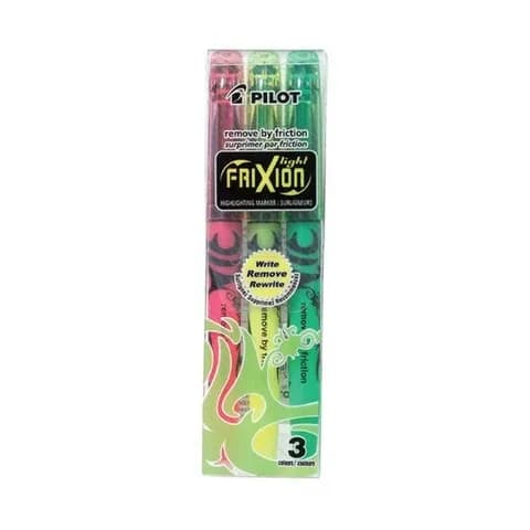 Pilot Frixion Highlighter Swfls3 3 Pieces Set Mixed Colors